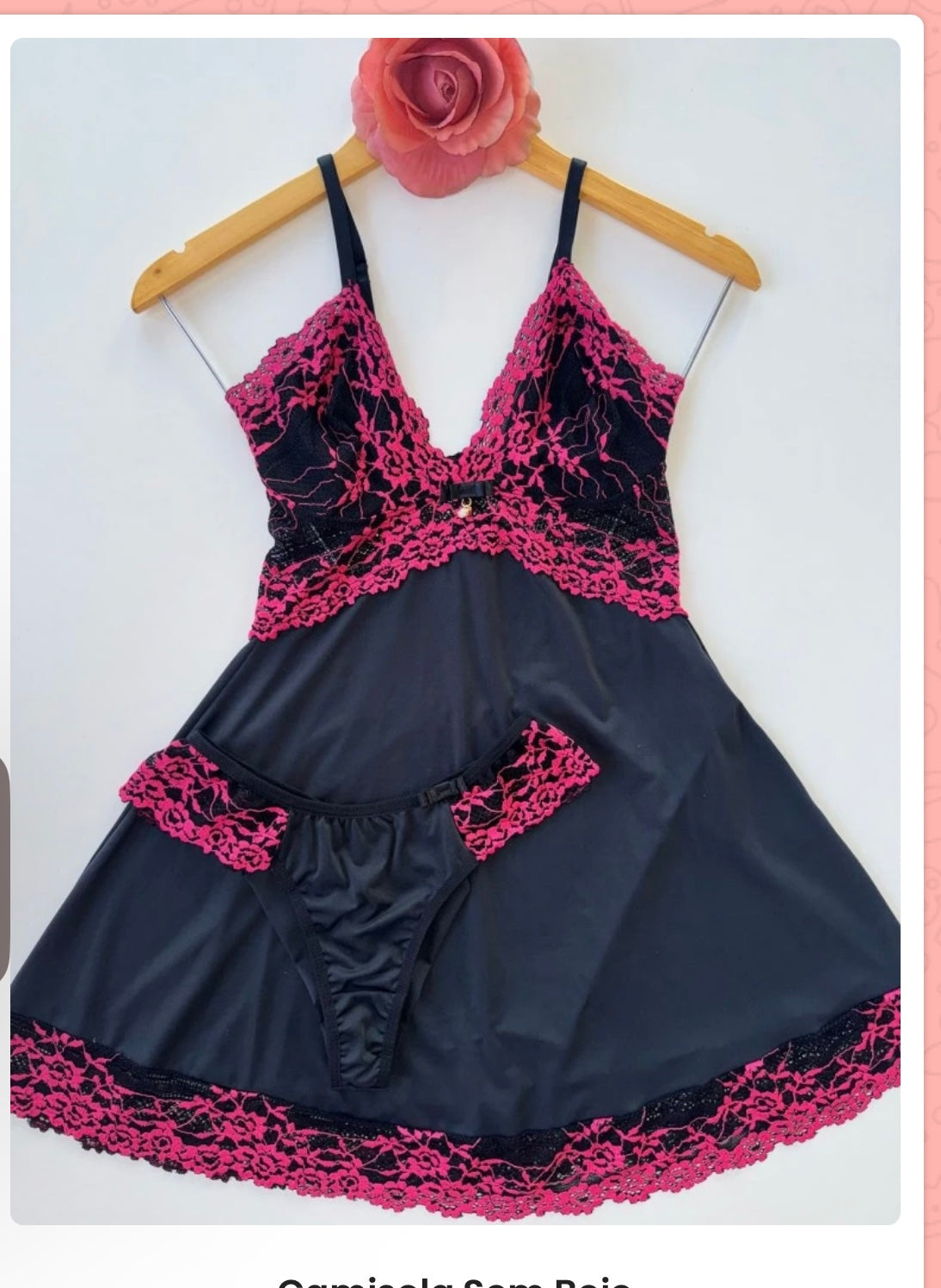 Camisola com calcinha