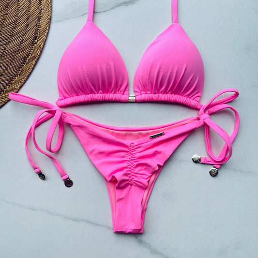Biquíni Rosa confete neon