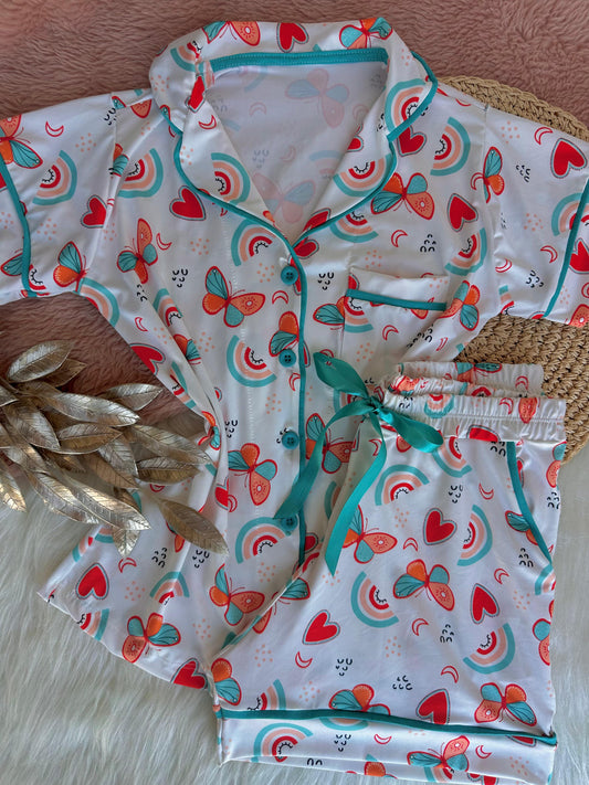 Pajama set in Fluit fabric