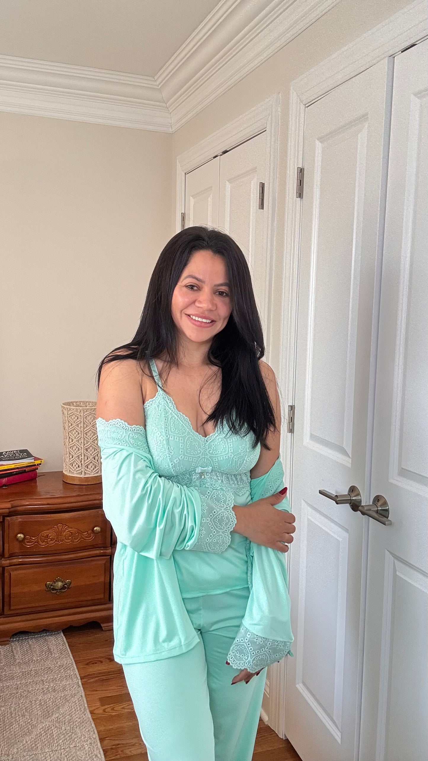 Luxury 3-Piece Microfiber Pajama Set
