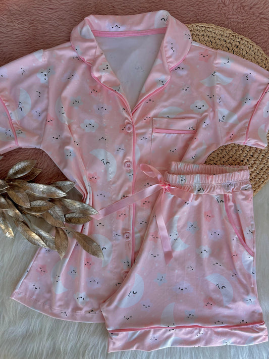 Pajama set in Fluit fabric