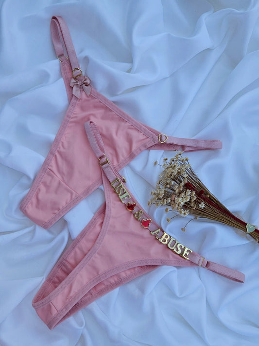 FIO PERSONALIZAVEL MICROFIBRA ROSA BEBÊ