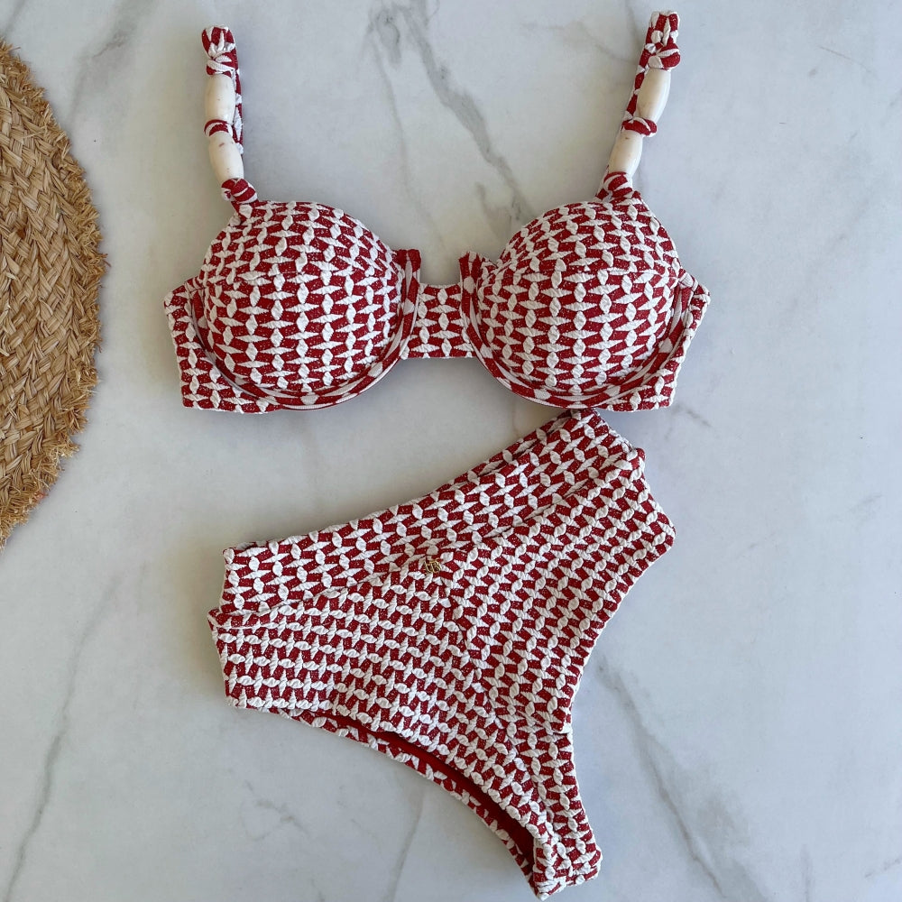 Biquíni Positano vermelho