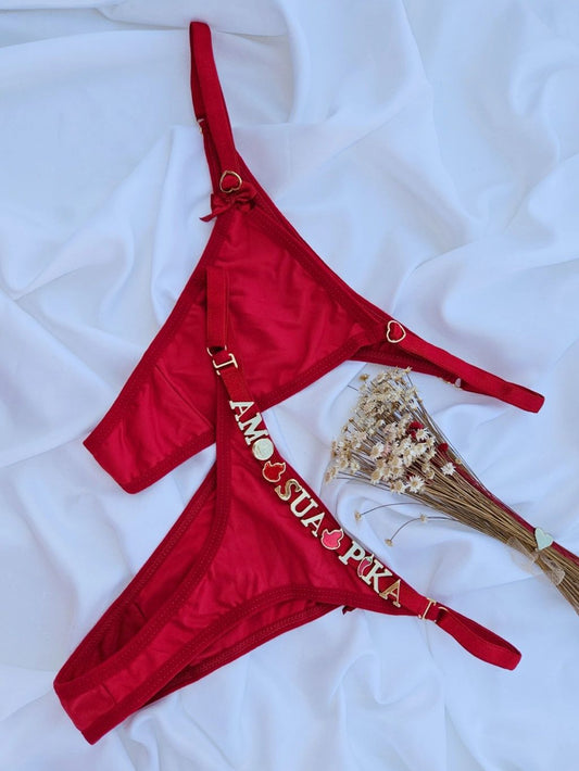 FIO PERSONALIZAVEL MICROFIBRA VERMELHO