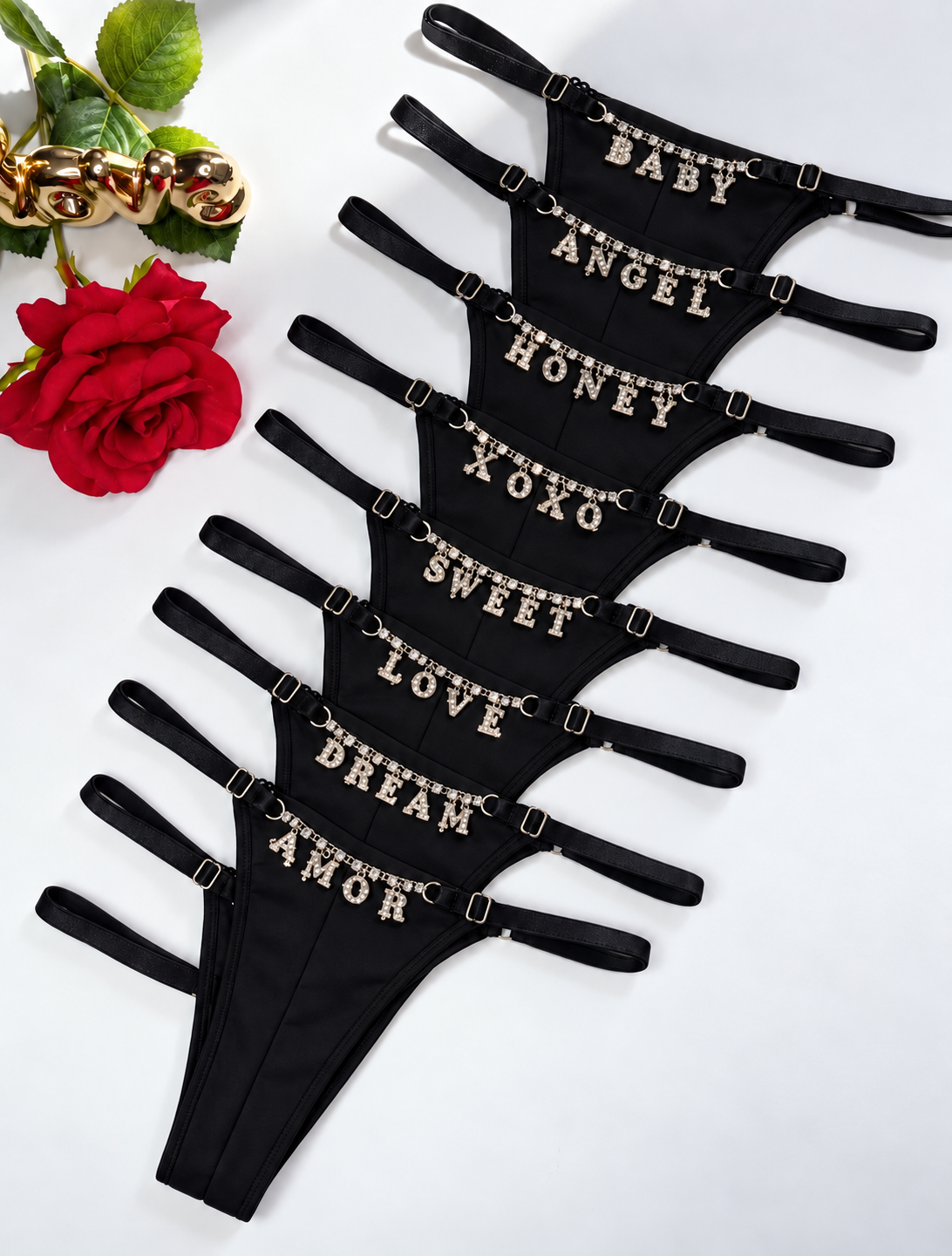 FIO DUPLO PERSONALIZÁDO NA MICROFIBRA COM STRASS