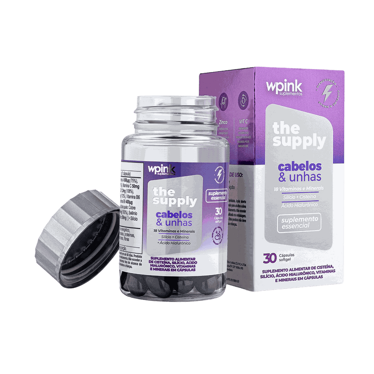 Vitamina Cabelos e Unhas Wpink