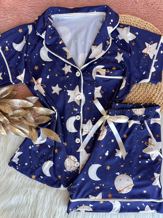 Pajama set in Fluit fabric