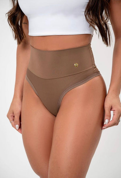 CALCINHA COS ALTO FIO DUPLO EM MICROFIBRA