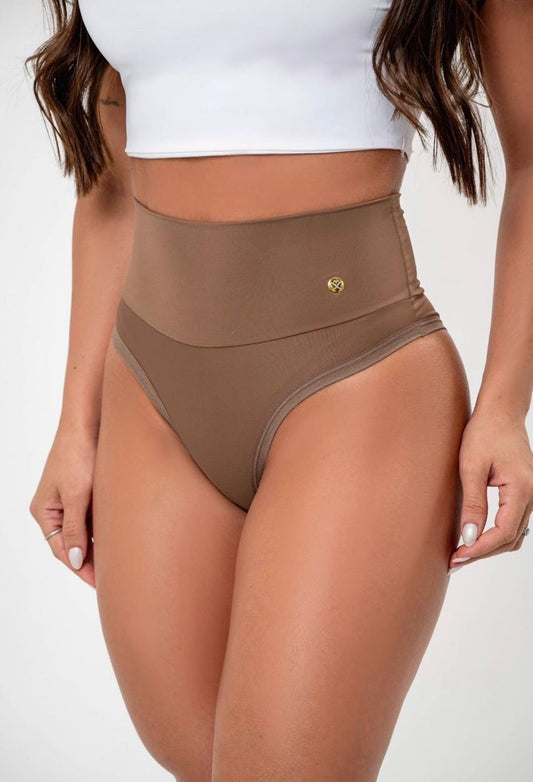 CALCINHA COS ALTO FIO DUPLO EM MICROFIBRA