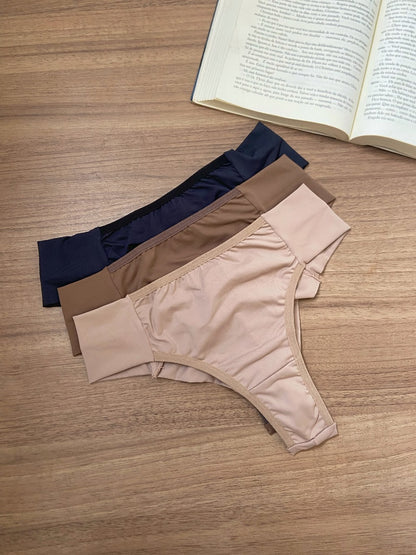 Calcinha pala média fio duplo