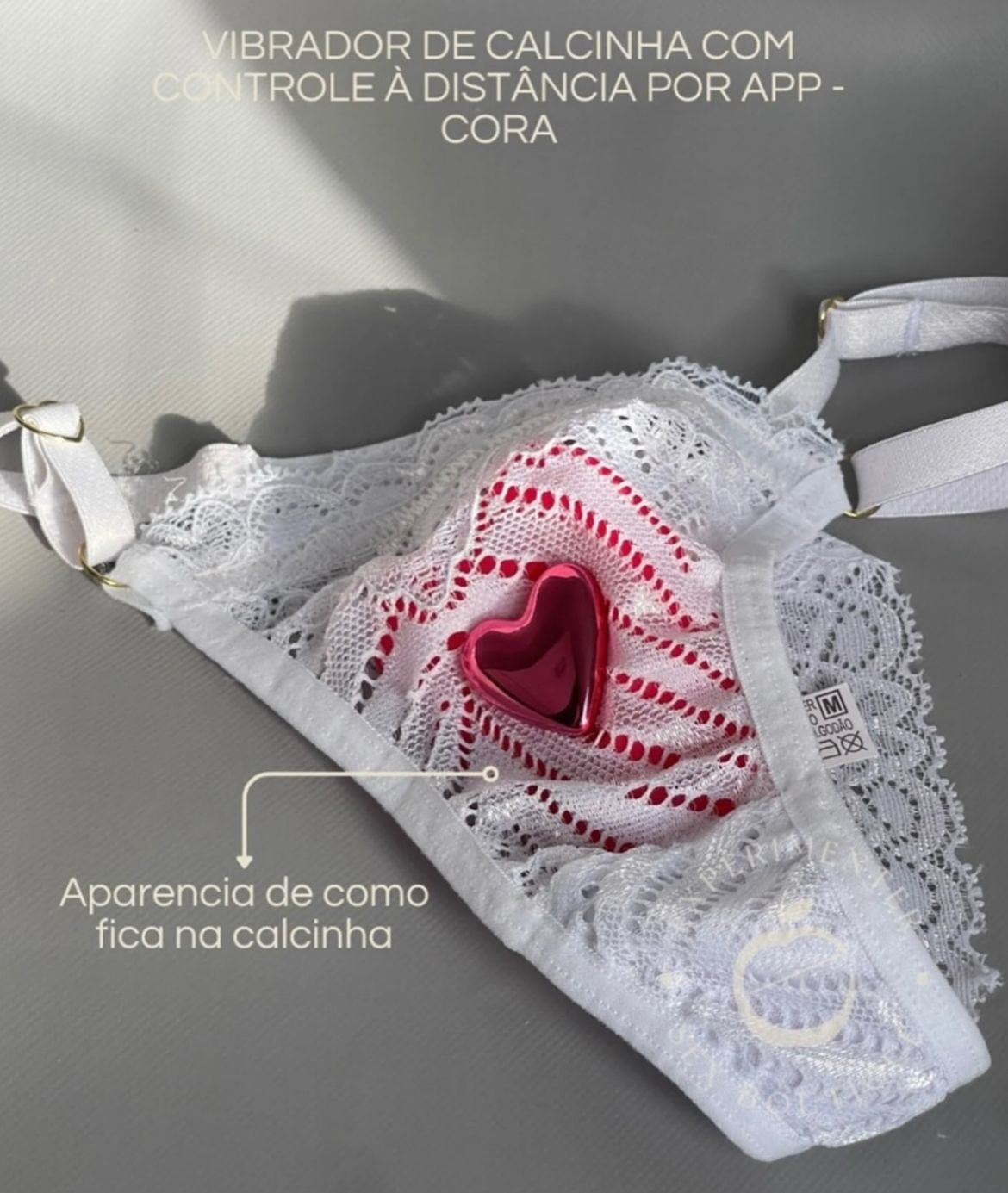Vibrador wireless e também com ímã para calcinha