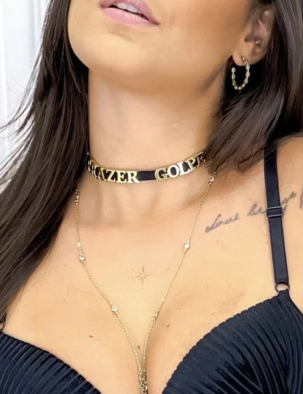 GARGANTILHA ou CHOKER PERSONALIZAVEL